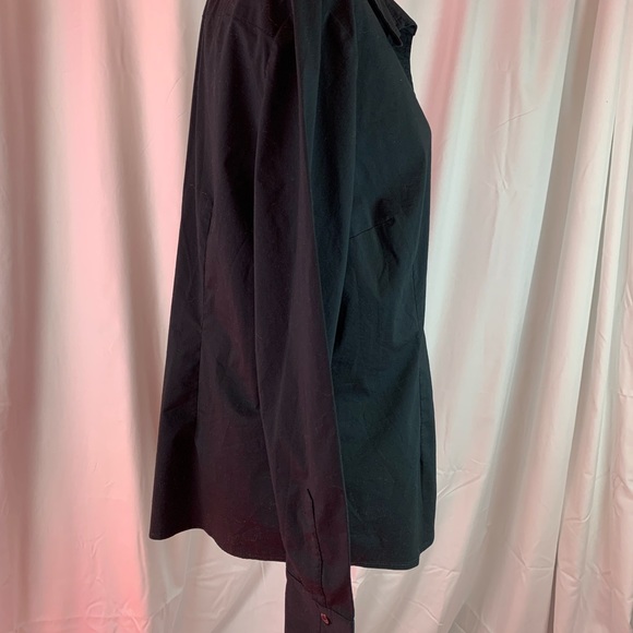 New York & Company black button down shirt size XL - Picture 4 of 6